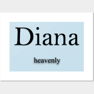 Diana Name meaning Posters and Art